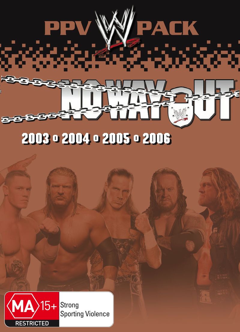 WWE - No Way Out: PPV Pack (4 Disc Box Set) on DVD image