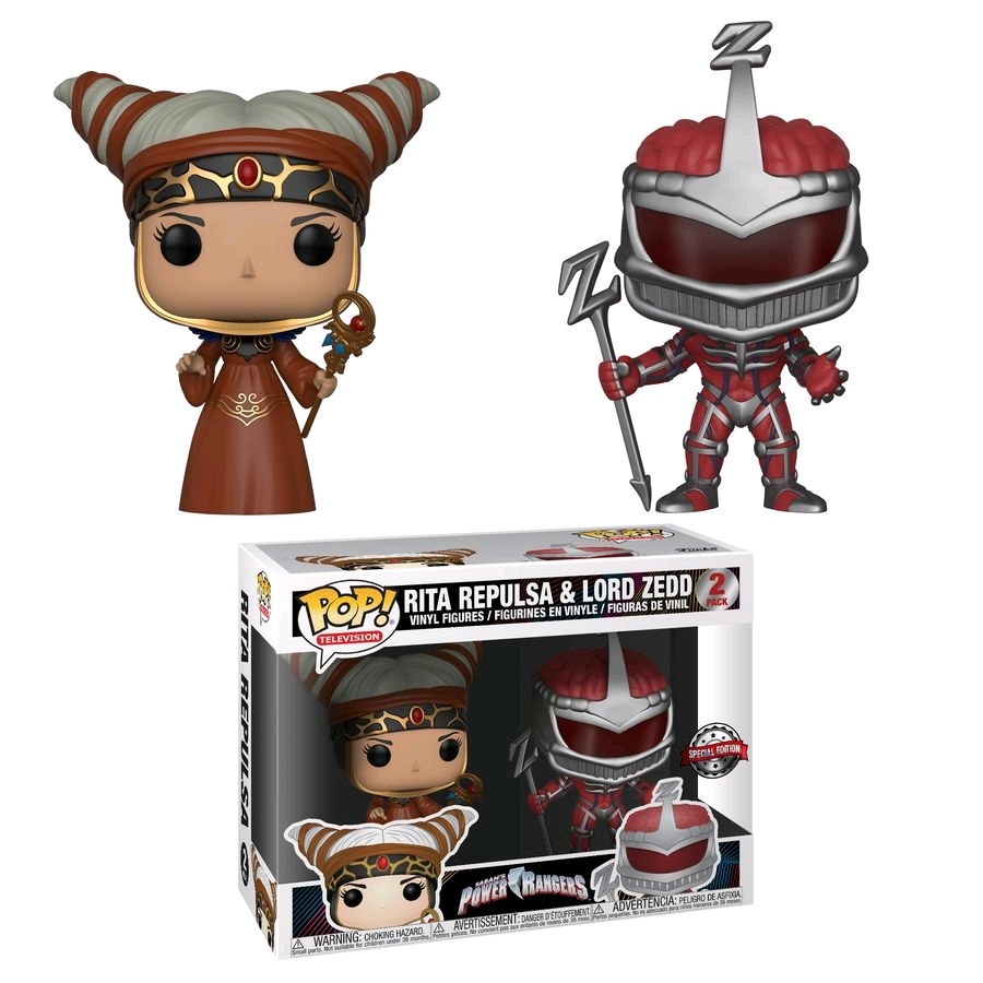 Power Rangers - Rita Repulsa & Lord Zedd Pop! Vinyl 2-Pack image