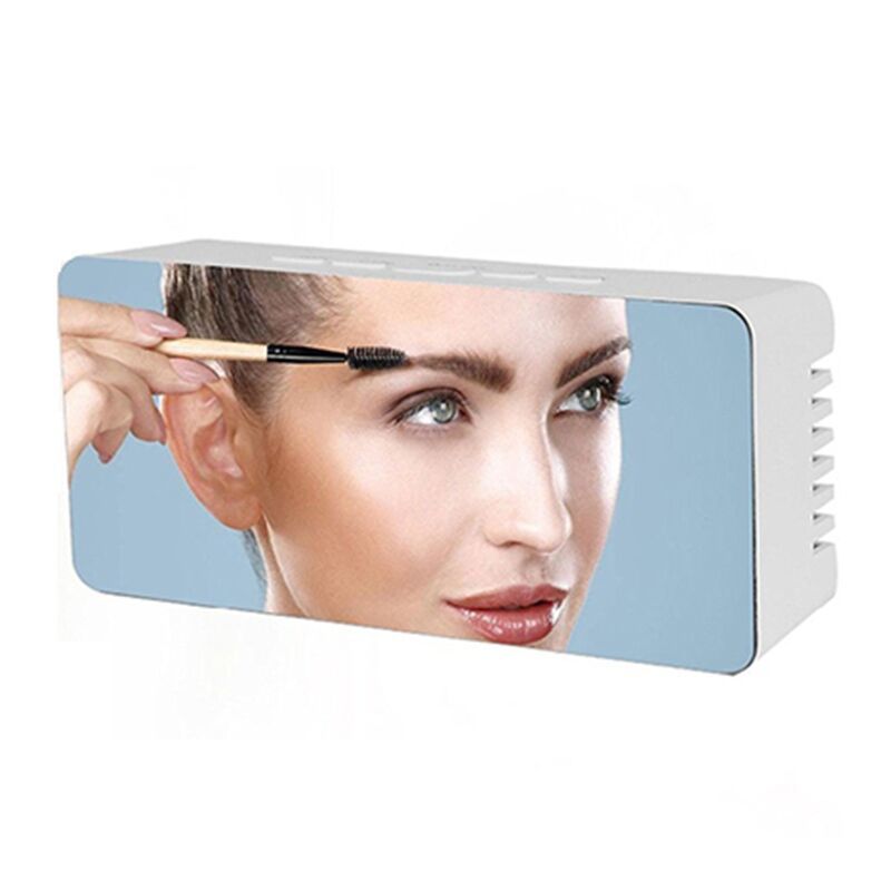 LED Mirror Clock: Style - Square image