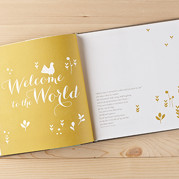 Welcome Baby Book (Girl) by Dan Zadra image
