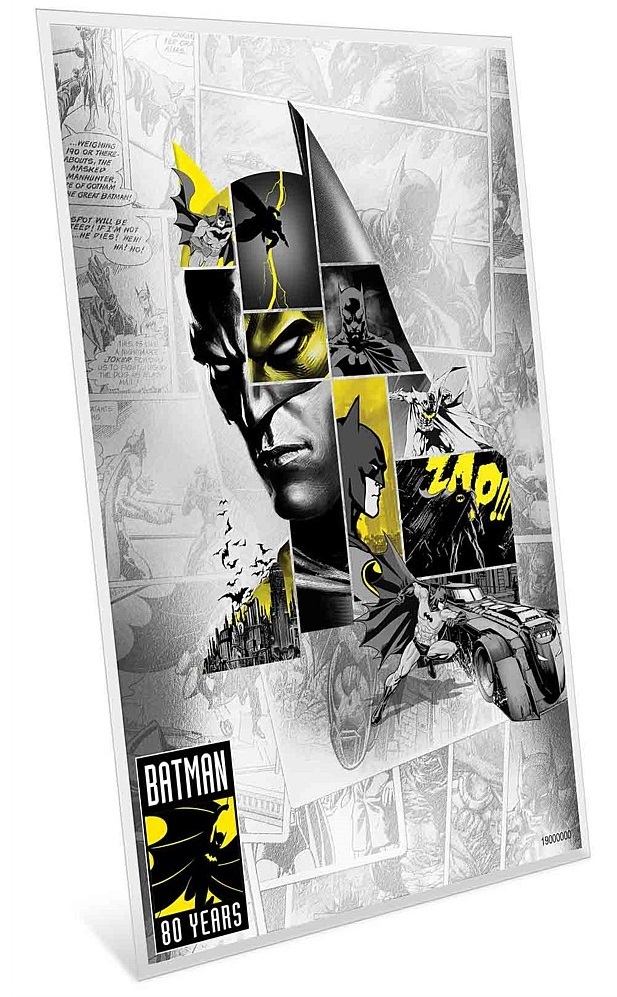 NZ Mint: Batman - Silver Coin Note - 80th Anniversary (5g Silver) image