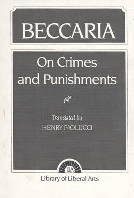 On Crime and Punishments by Cesare Beccaria image