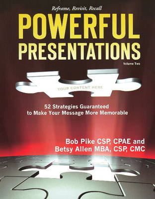 Powerful Presentations: v. 2 by Bob Pike image