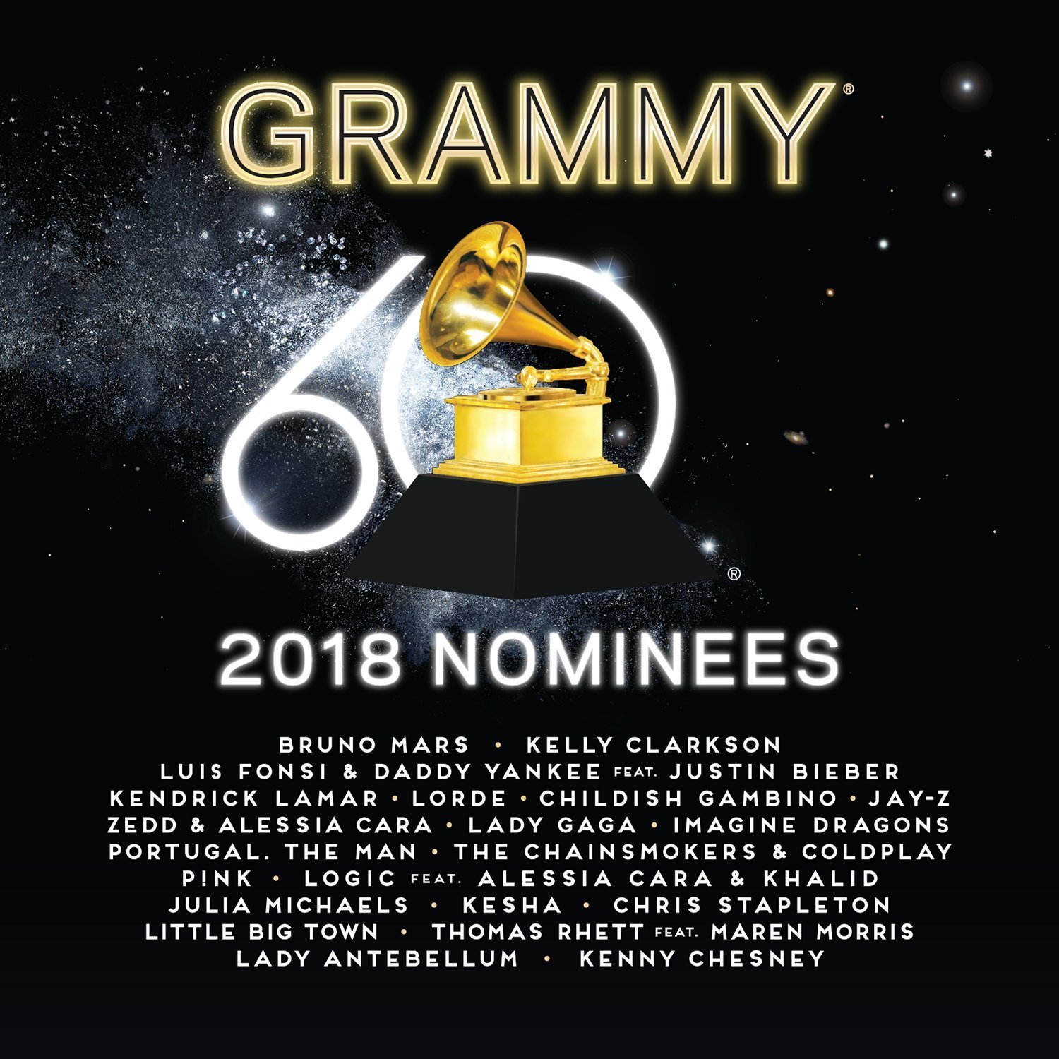 2018 Grammy Nominees by Various Artists image