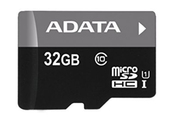 32GB ADATA Premier microSDHC UHS-I Card with Adapter