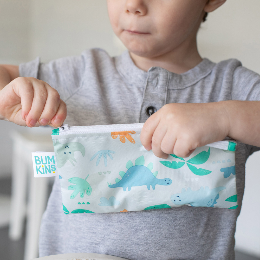 Bumkins: Small Snack Bag - Blue Tropic (2pk)