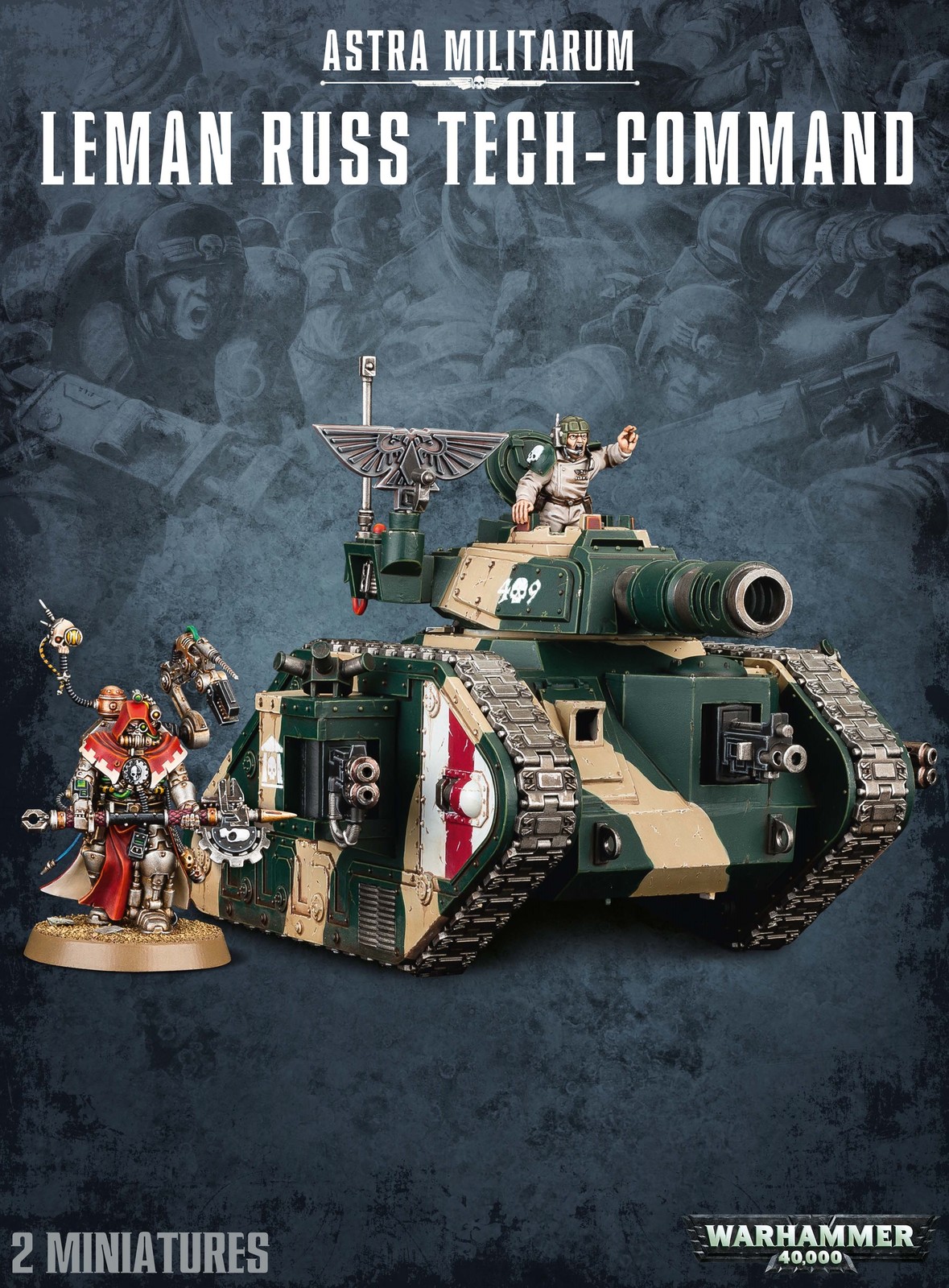 1 LEMAN RUSS EXTERMINATOR TANK ASTRA MILITARUM GUARDIA IMPERIALE WARHAMMER 40K - Foto 7