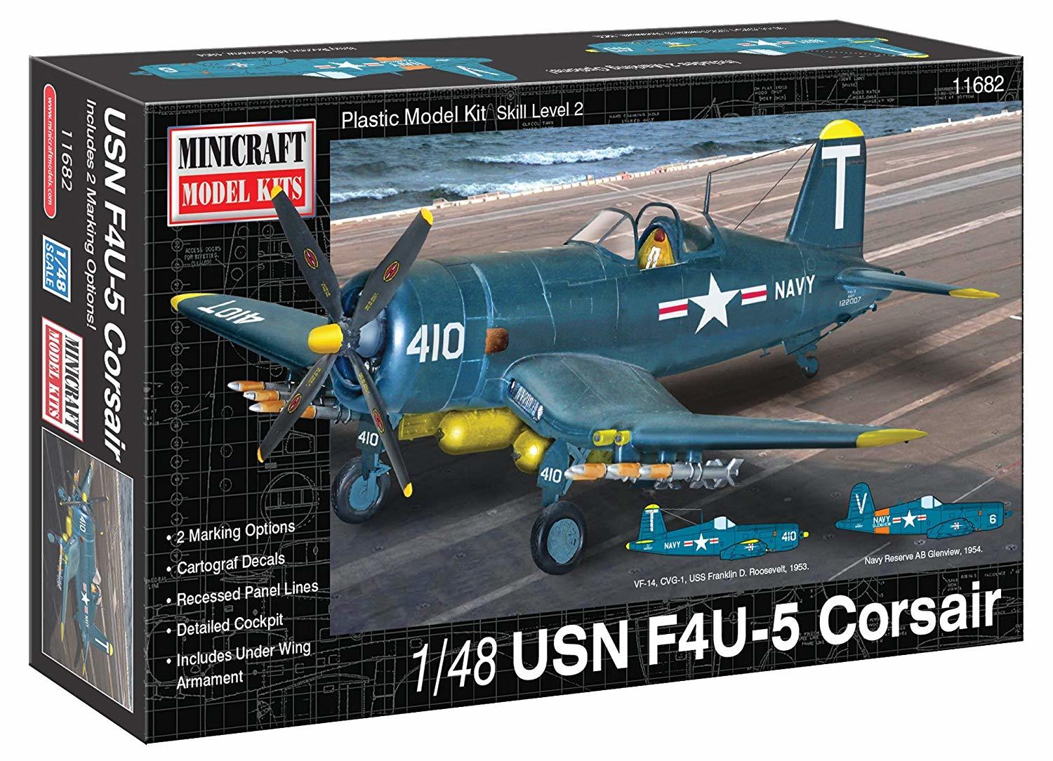 NUOVO Tomytec 011682 - 1/48 °F4U USN Model Railway Accessories