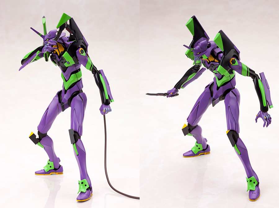 Evangelion 1/400 Scale EVA-01 Test Type Model Kit image
