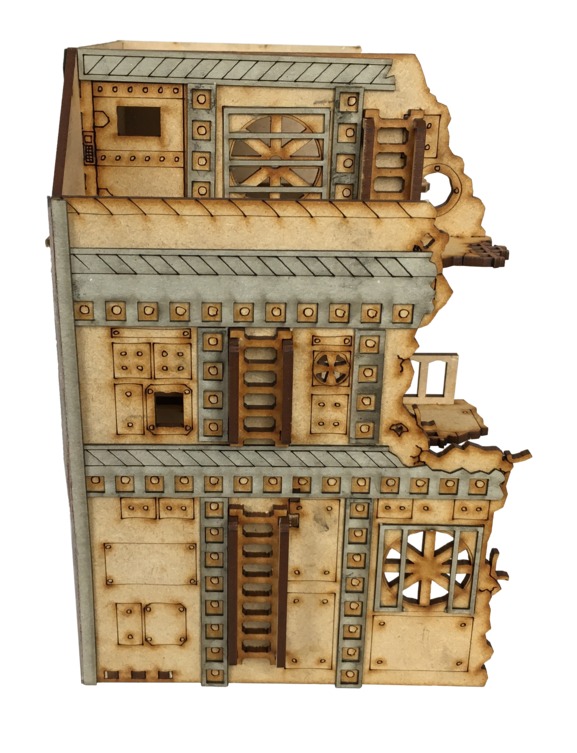TTCombat: Tabletop Scenics - Gothic Ruined Garage image