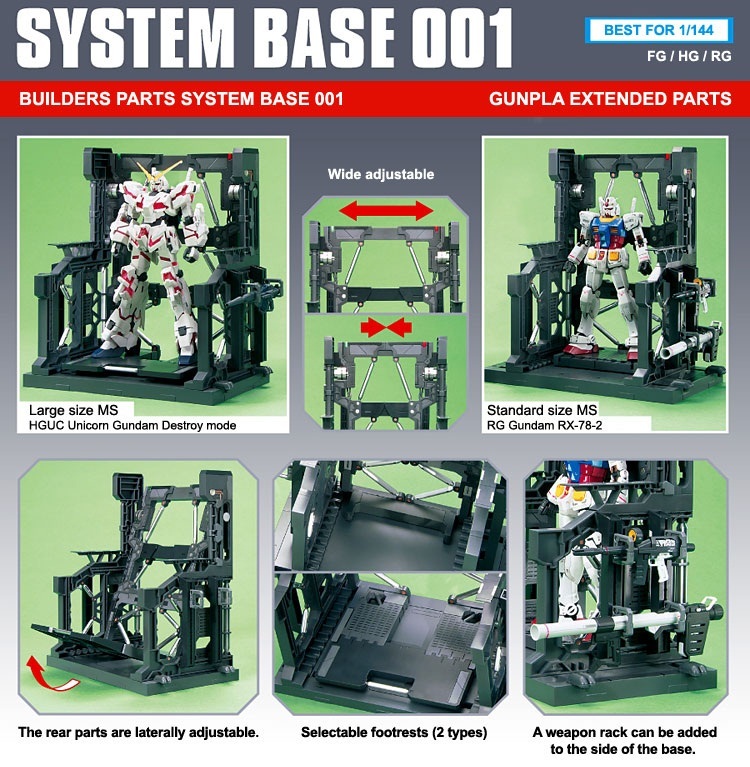 1/144 System Base #1 Gundam Builders Parts image