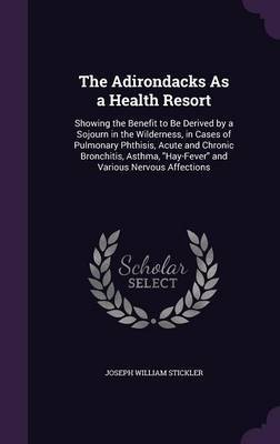 The Adirondacks as a Health Resort by Joseph William Stickler image