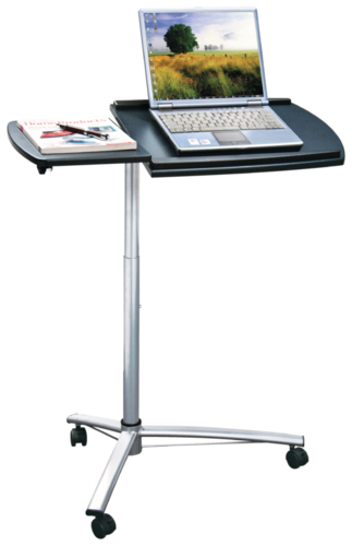 Croxley Mobile Laptop Trolley (Black/Silver) image