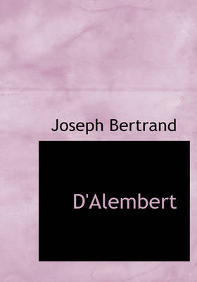 D'Alembert by Joseph Bertrand image