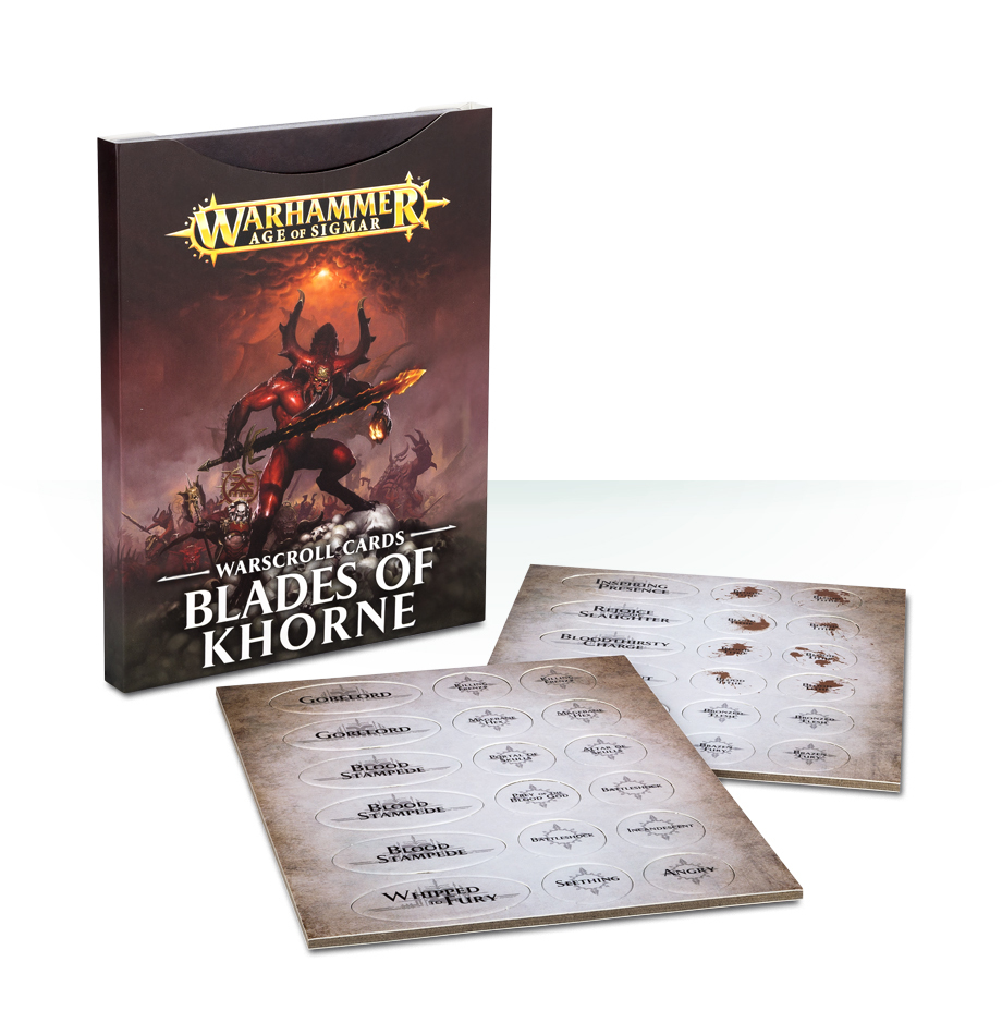 Age of Sigmar Warscroll Cards: Blades of Khorne