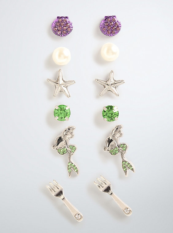 Neon Tuesday: The Little Mermaid - 6 Earring Set