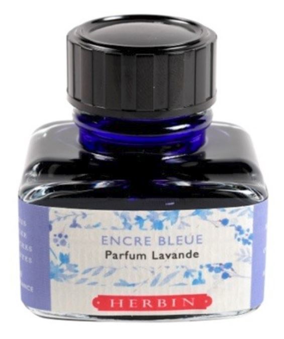 J Herbin: Scented Ink - Blue with Lavender Scent (30ml) image