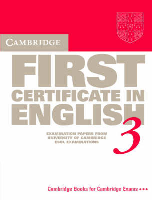 Cambridge First Certificate in English 3 Student's Book image