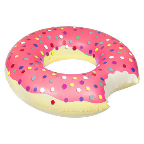 Pumpt Strawberry Donut Inflatable Pool Float at Mighty Ape NZ