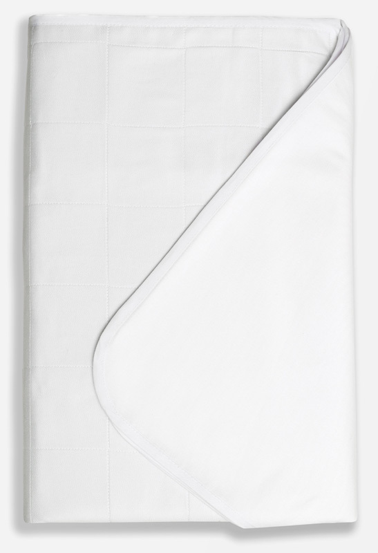 Brolly Sheets Double Size Sheet Bed Pad - White image