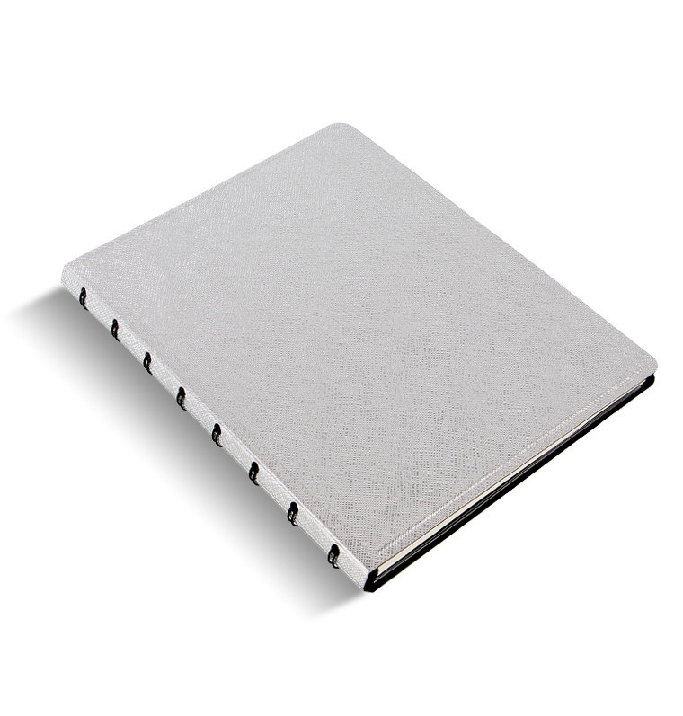 Filofax - A5 Saffiano Notebook - Metallic Silver image