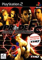 Pride FC for PS2 Pride FC for PS2