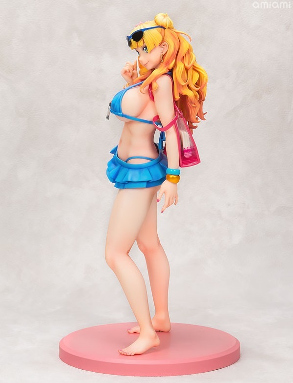 Please Tell Me! Galko-chan: 1/6 Galko-Chan (Swimsuit Ver.) - PVC Statue image