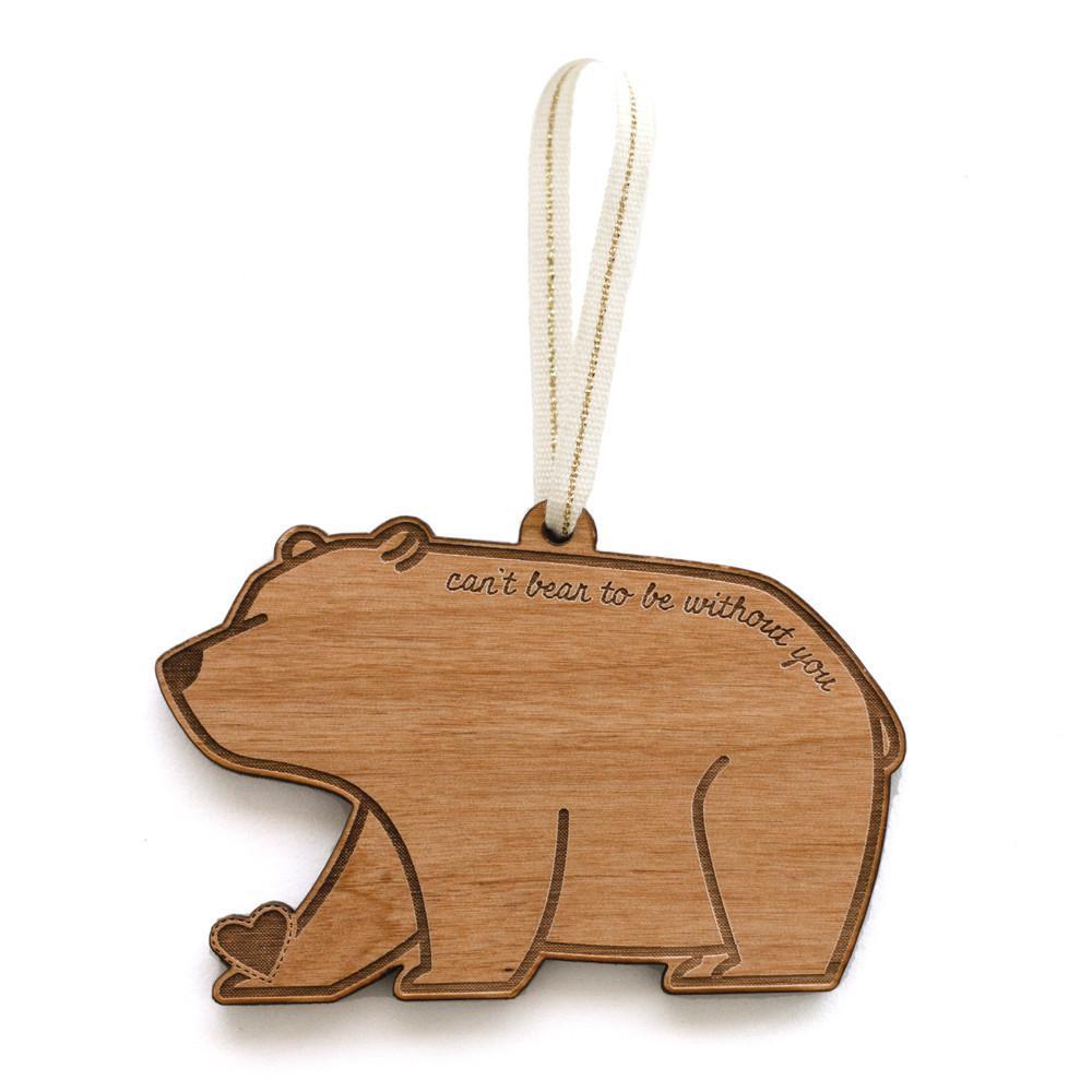 Cardtorial Christmas Ornament - Can't Bear It image