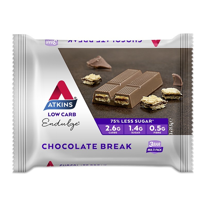 Atkins Endulge Bars - Chocolate Break Multipack (3 x 21g) image
