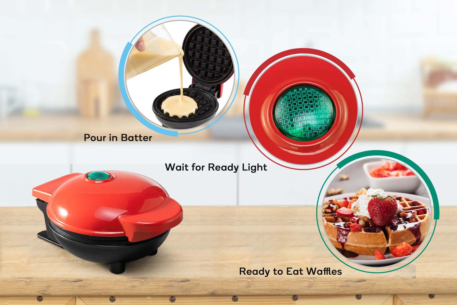 Buy Kogan Mini Waffle & Snack Maker at Mighty Ape NZ