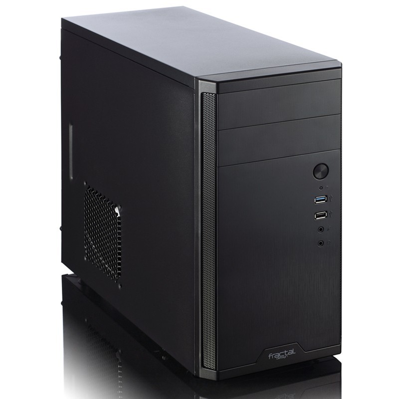 Fractal Design CORE 1100 Mini Tower Case Black USB 3.0 Black