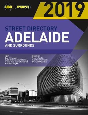 Adelaide Street Directory 2019 57th ed by UBD / Gregory's image