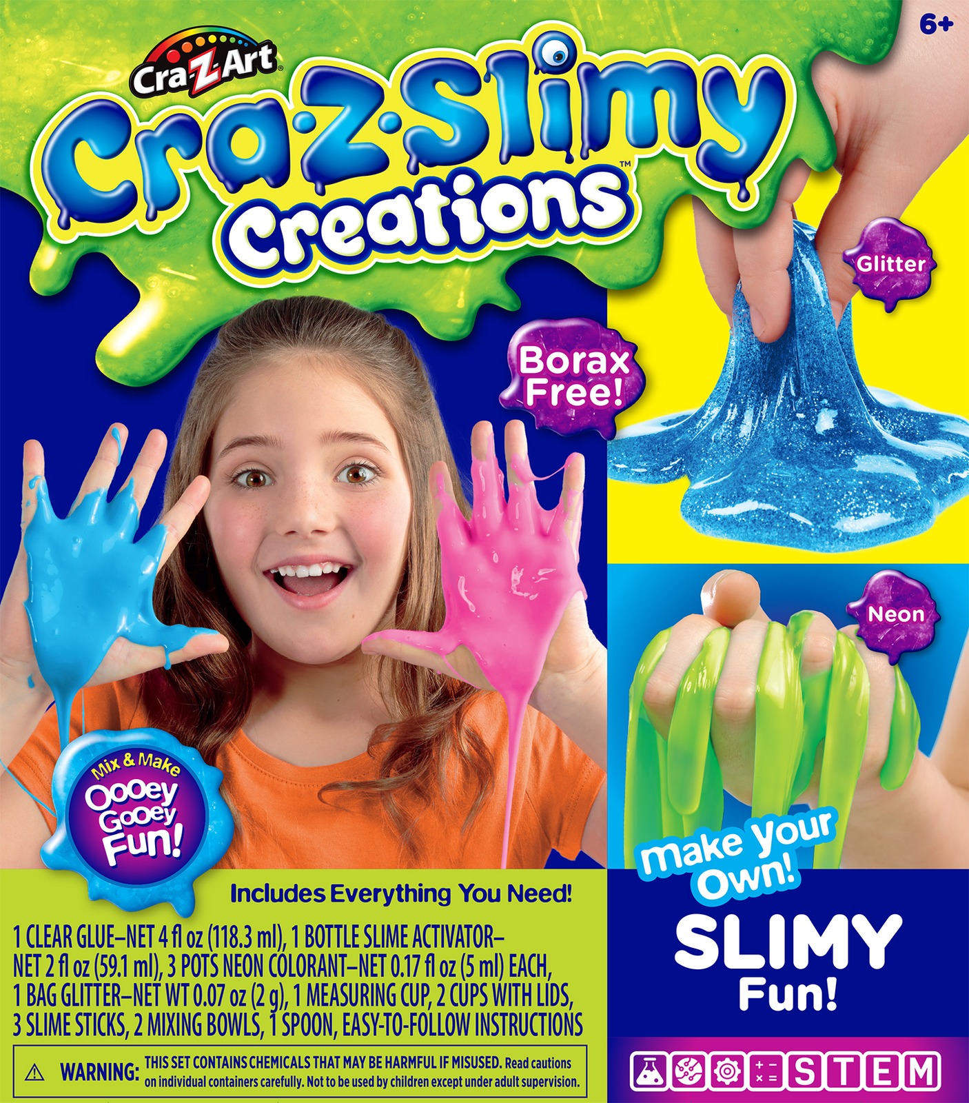 Cra-z-slimy Creations: Slime Making Kit - Glitter