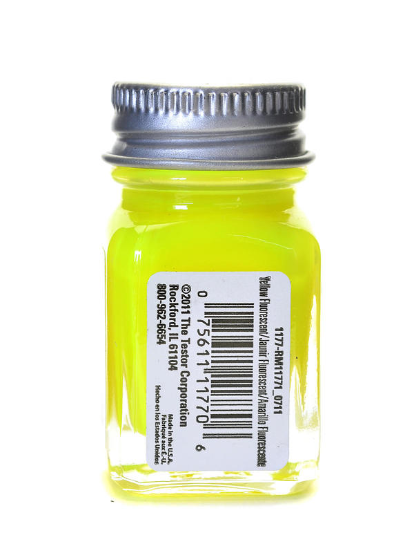 Testors Fluorescent Enamel Paint Yellow at Mighty Ape NZ