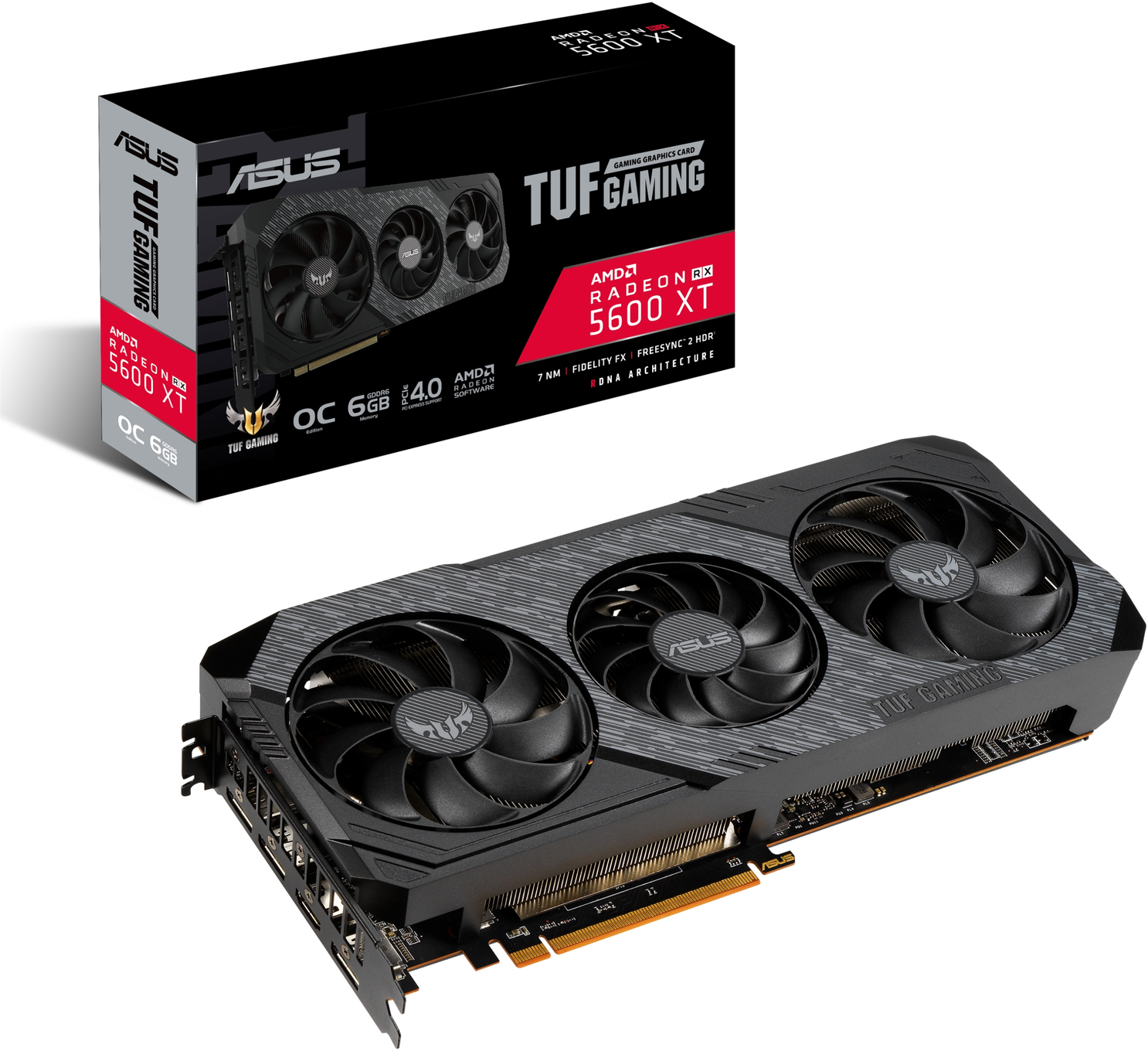 ASUS TUF Gaming X3 Radeon RX 5600 XT EVO OC 6GB GPU