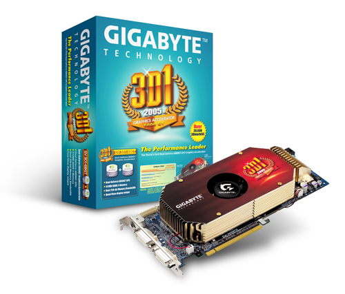 Gigabyte Graphics Card NVIDIA Dual GeForce 6800 GT VPU image