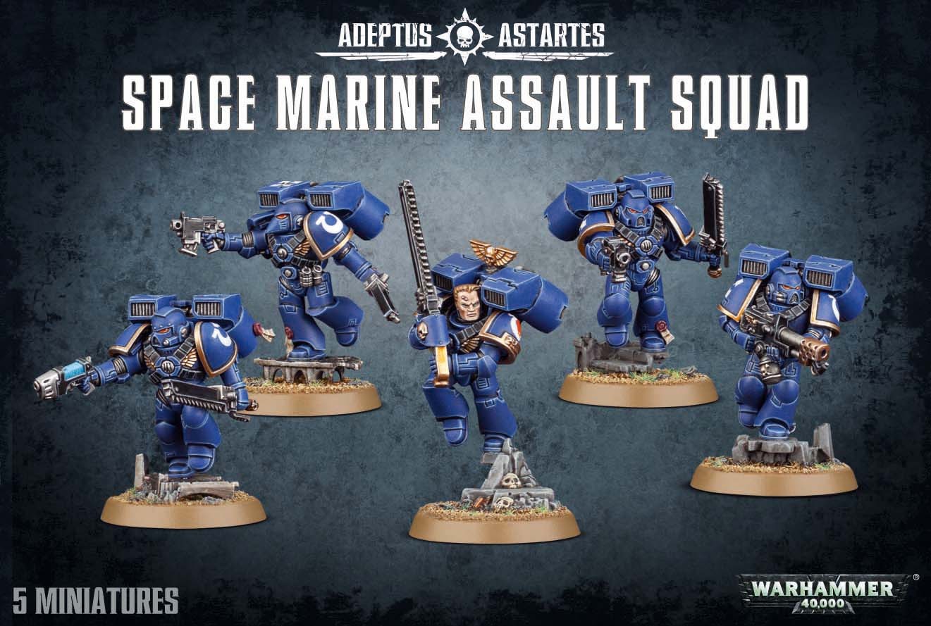 Warhammer 40,000 Space Marine Assault Squad image