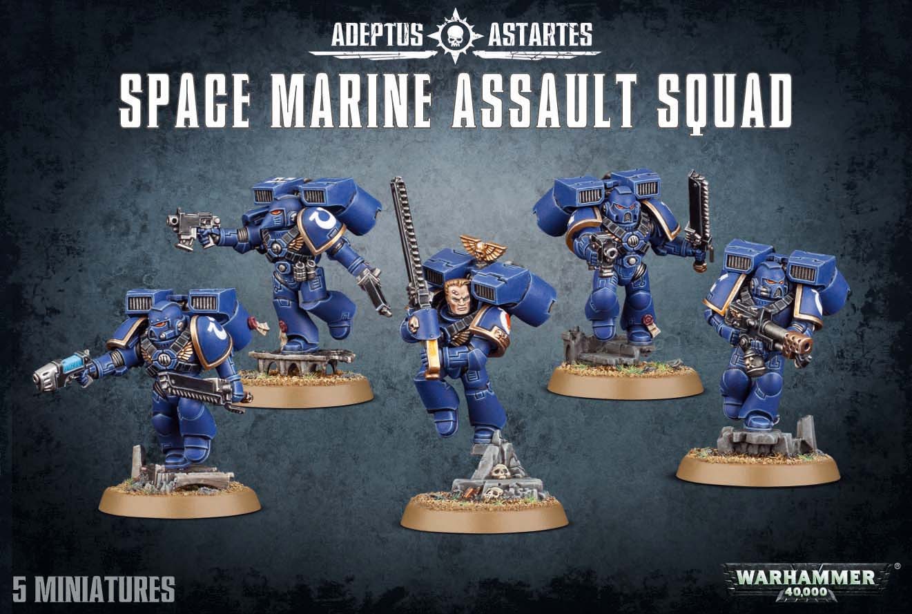 Warhammer 40,000 Space Marine Assault Squad image