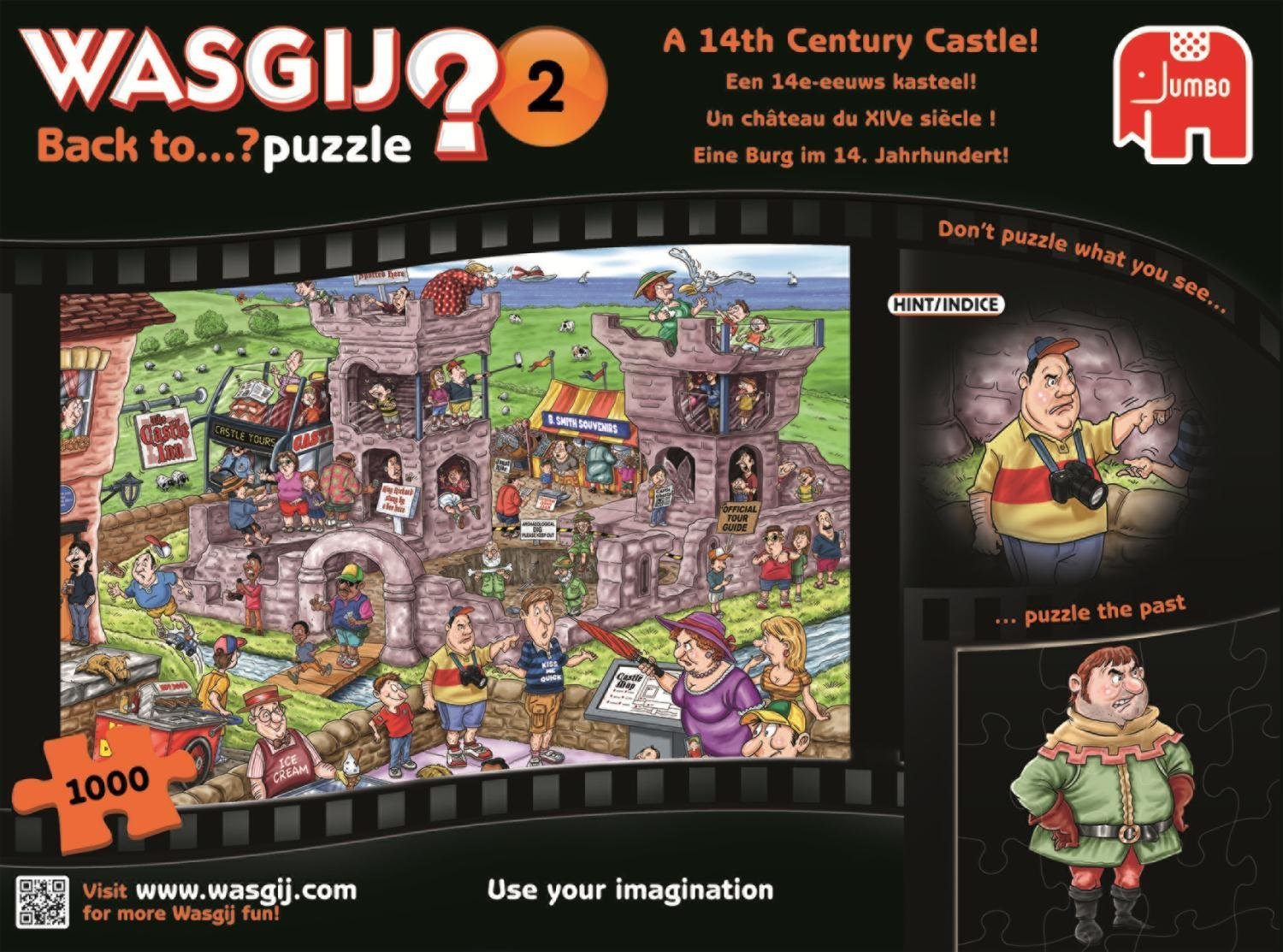 Wasgij: Back To Puzzle - 14th Century Castle 1000pce image