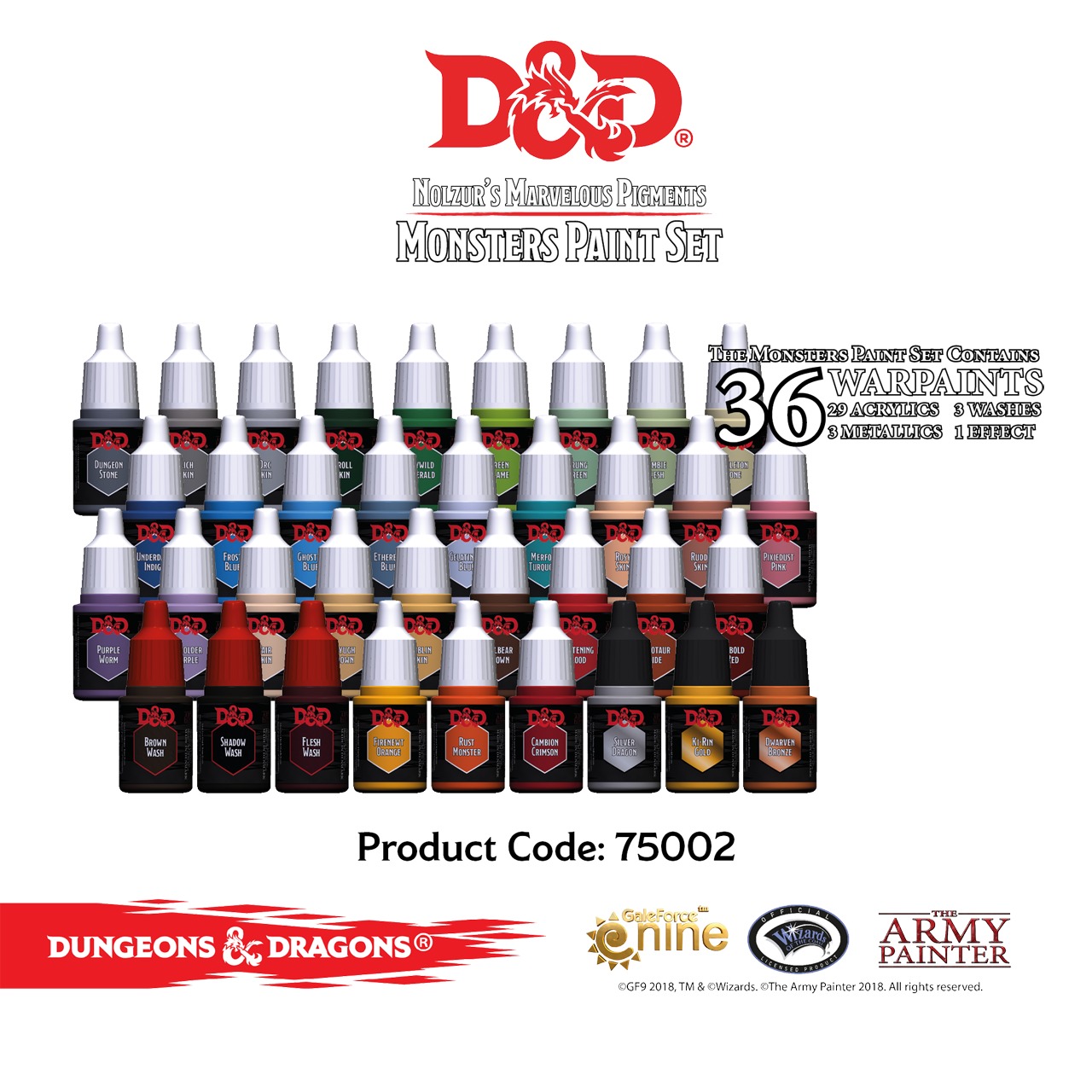 Army Painter D&D Monsters Paint Set image