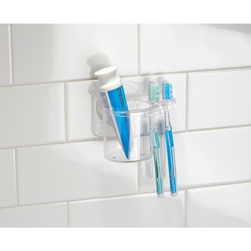 Interdesign Classic Suction Toothbrush Holder at Mighty Ape NZ