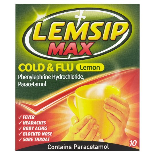 Lemsip Max Sachets - Lemon (10's) image