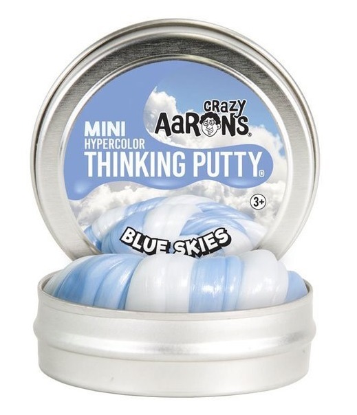 Crazy Aarons Thinking Putty: Blue Skies - Mini Tin image