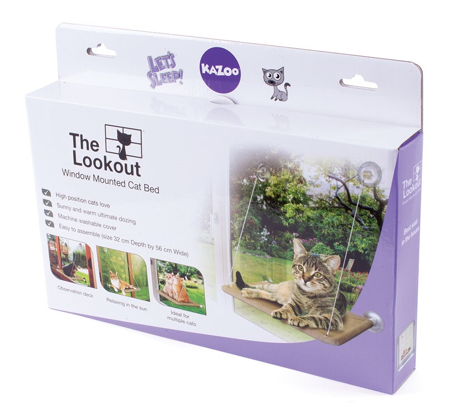 Kazoo The Lookout Window Cat Bed at Mighty Ape Australia