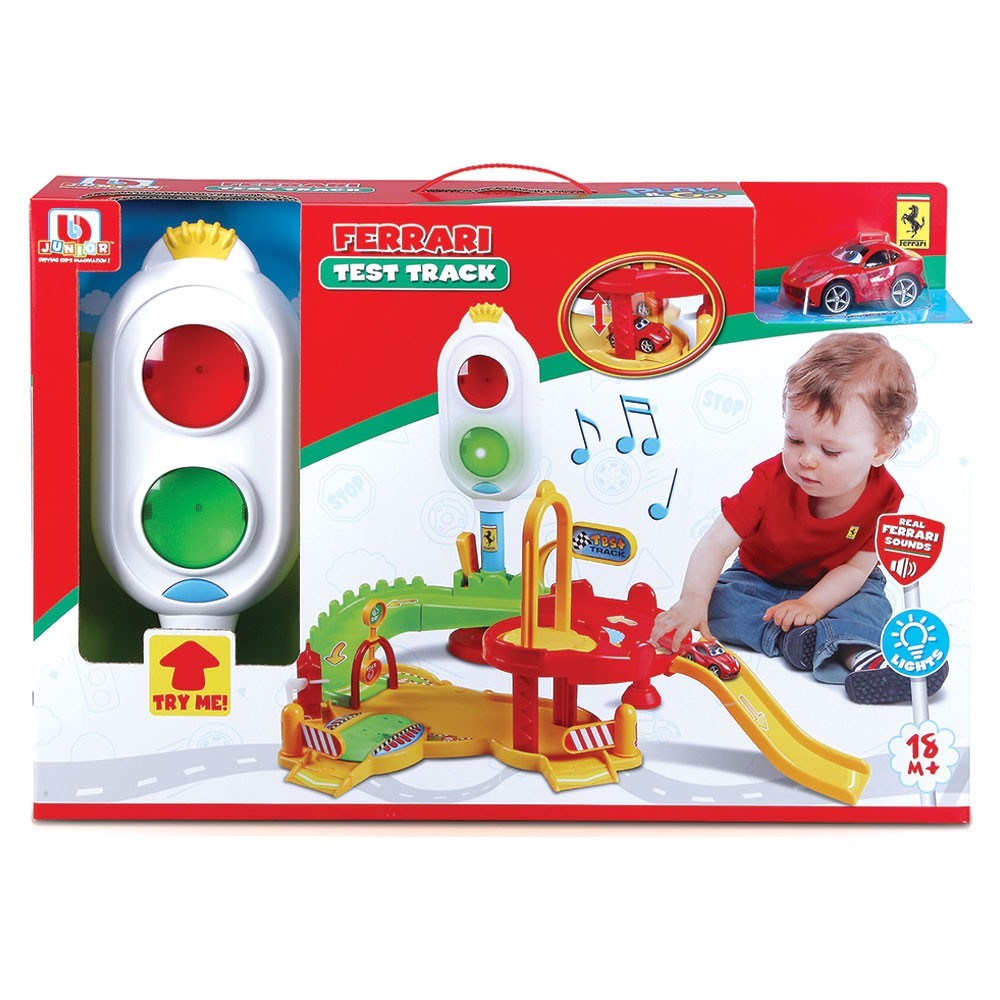 BB Junior: Ferrari - Test Track Playset with F12berlinetta image