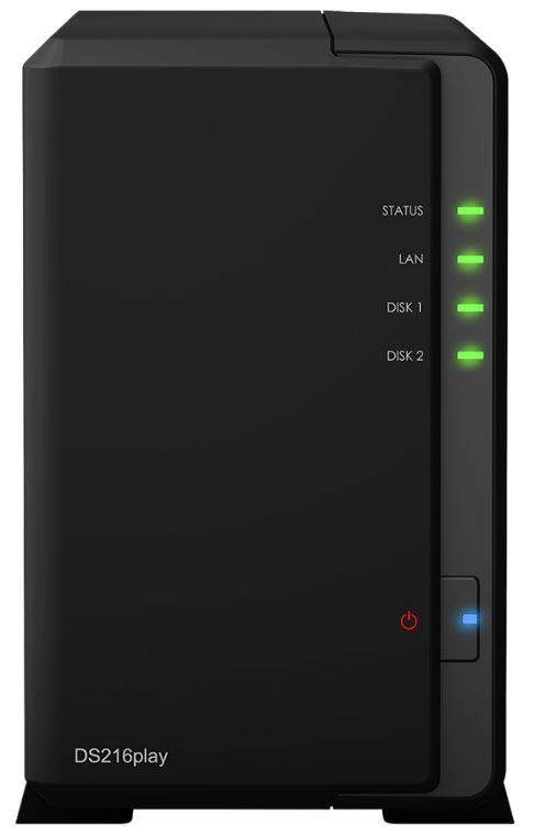 Synology DiskStation DS216PLAY 2 Bay Multimedia-Optimised NAS Storage Box image