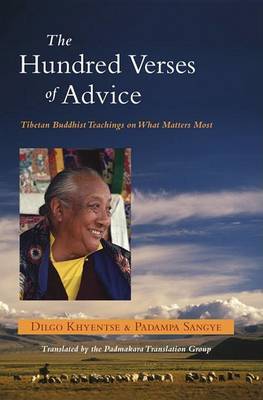 The Hundred Verses Of Advice by Padama Sangye image