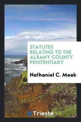 Statutes Relating to the Albany County Penitentiary by Nathaniel C Moak image