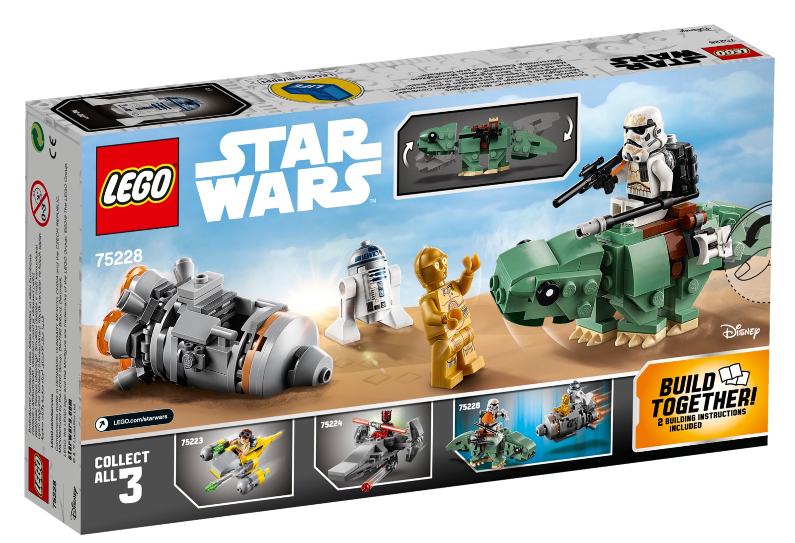 LEGO Star Wars: Escape Pod vs. Dewback - Microfighters (75228)