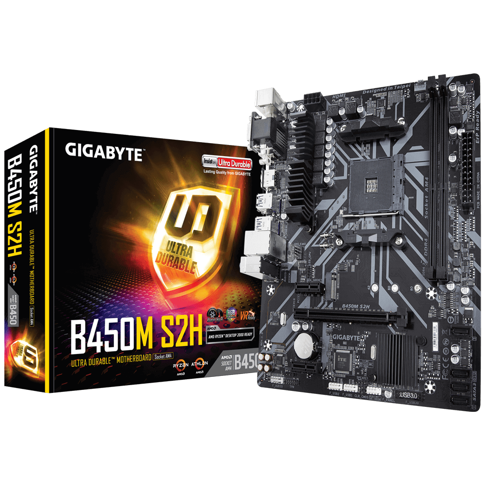 Gigabyte B450MS2H AMD Motherboard at Mighty Ape NZ